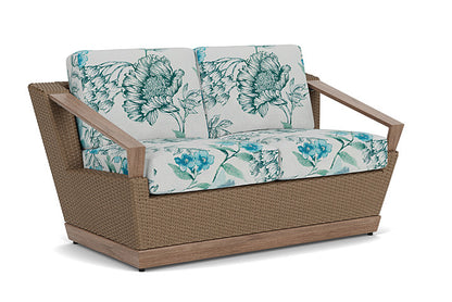 Lloyd Flanders - Charisma Loveseat In Brindle Finish With Serena Floral Mist Fabric - 4210505142078 view 1