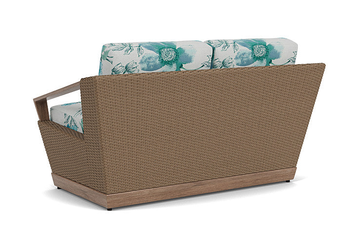 Lloyd Flanders - Charisma Loveseat In Brindle Finish With Serena Floral Mist Fabric - 4210505142078 view 2
