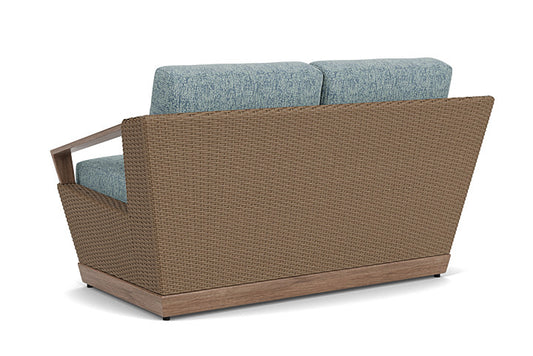 Lloyd Flanders - Charisma Loveseat In Brindle Finish With Serene Ocean Fabric - 4210505142032 view 2