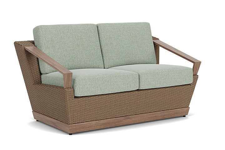 Lloyd Flanders - Charisma Loveseat In Brindle Finish With Serene Spa Fabric - 4210505142031 view 1