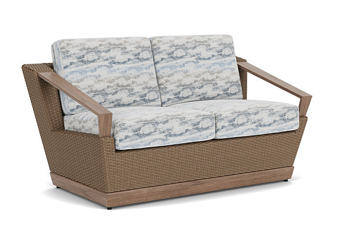 Lloyd Flanders - Charisma Loveseat In Brindle Finish With Stratosphere Cloud Fabric - 4210505141966 view 1