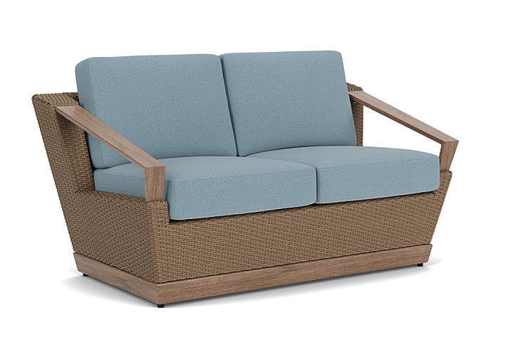 Lloyd Flanders - Charisma Loveseat In Brindle Finish With Unearth Mist Fabric - 4210505142068 view 1