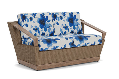 Lloyd Flanders - Charisma Loveseat In Brindle Finish With Watercolor Blossom Capri Fabric - 421050514672 view 1
