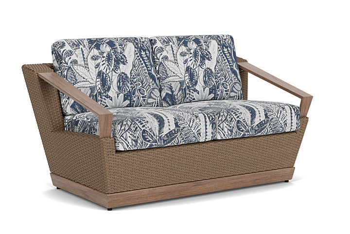 Lloyd Flanders - Charisma Loveseat In Brindle Finish With Wayfarer Mist Fabric - 4210505142074 view 1