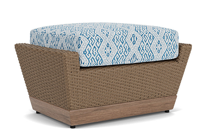 Lloyd Flanders - Charisma Ottoman In Brindle Finish With Aman Capri Fabric - 4210175141800 view 1