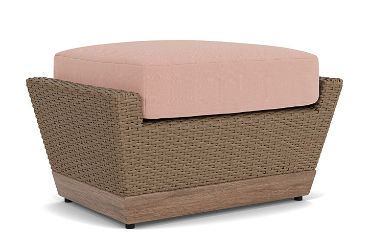 Lloyd Flanders - Charisma Ottoman In Brindle Finish With Azulu Clay Fabric - 4210175142033 view 1