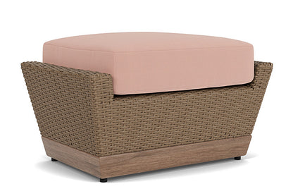 Lloyd Flanders - Charisma Ottoman In Brindle Finish With Azulu Clay Fabric - 4210175142033 view 1