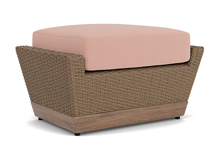 Lloyd Flanders - Charisma Ottoman In Brindle Finish With Azulu Clay Fabric - 4210175142033 view 2