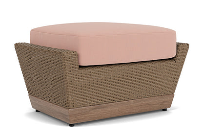 Lloyd Flanders - Charisma Ottoman In Brindle Finish With Azulu Clay Fabric - 4210175142033 view 2