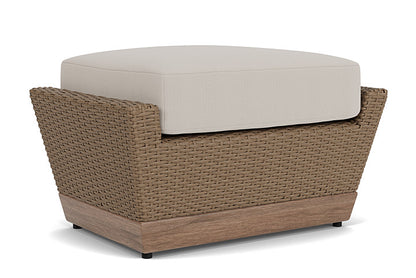 Lloyd Flanders - Charisma Ottoman In Brindle Finish With Azulu Twine Fabric - 4210175142034 view 1