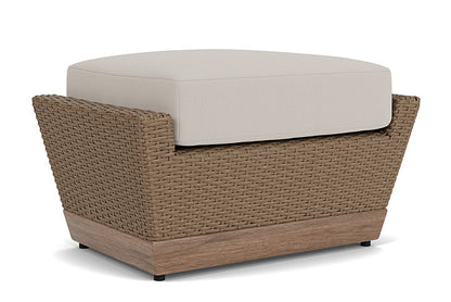 Lloyd Flanders - Charisma Ottoman In Brindle Finish With Azulu Twine Fabric - 4210175142034 view 2