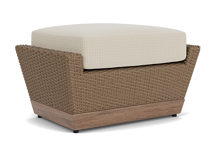 Lloyd Flanders - Charisma Ottoman In Brindle Finish With Beach Natural Fabric - 4210175142005 view 1