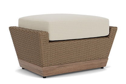Lloyd Flanders - Charisma Ottoman In Brindle Finish With Beach Natural Fabric - 4210175142005 view 1