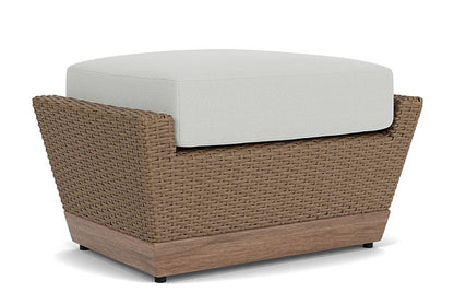 Lloyd Flanders - Charisma Ottoman In Brindle Finish With Bright Side Fog Fabric - 4210175142012 view 1