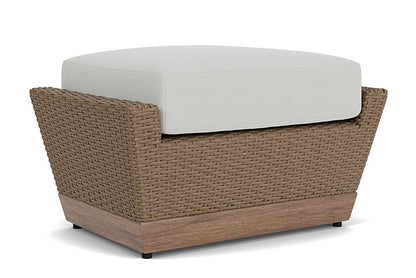 Lloyd Flanders - Charisma Ottoman In Brindle Finish With Bright Side Fog Fabric - 4210175142012 view 2