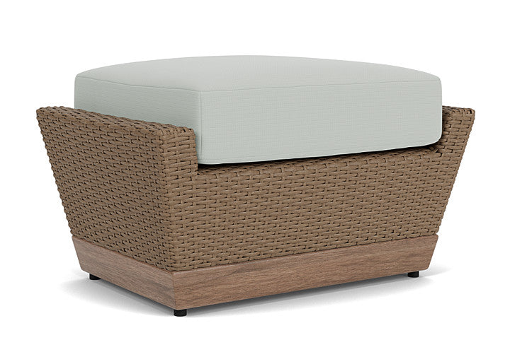 Lloyd Flanders - Charisma Ottoman In Brindle Finish With Callen Celadon Fabric - 4210175142024 view 1
