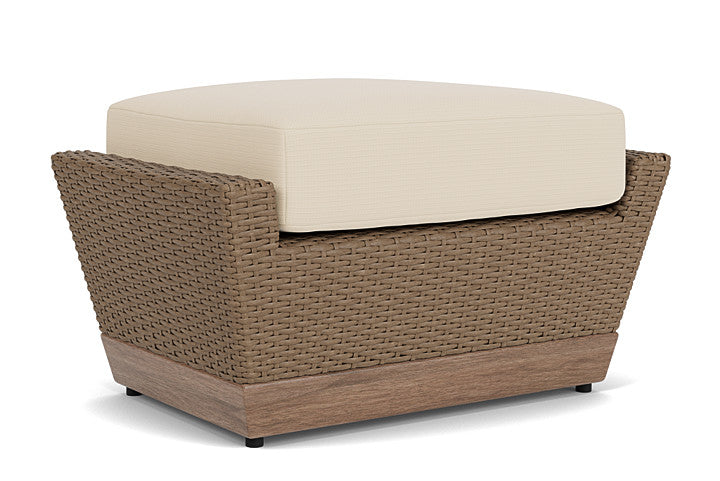 Lloyd Flanders - Charisma Ottoman In Brindle Finish With Callen Pearl Fabric - 4210175142021 view 2