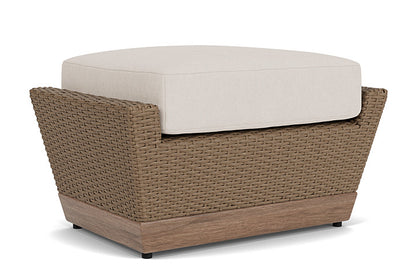 Lloyd Flanders - Charisma Ottoman In Brindle Finish With Canvas Canvas Fabric - 421017514319 view 2
