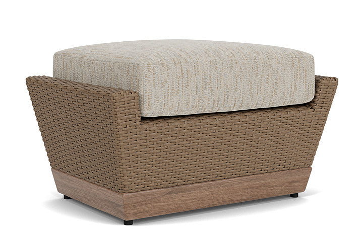 Lloyd Flanders - Charisma Ottoman In Brindle Finish With Charlotte Sparrow Fabric - 421017514183 view 1