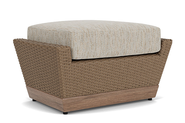 Lloyd Flanders - Charisma Ottoman In Brindle Finish With Charlotte Sparrow Fabric - 421017514183 view 2