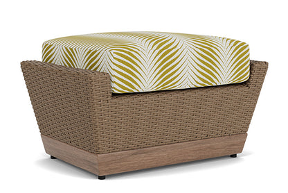 Lloyd Flanders - Charisma Ottoman In Brindle Finish With Clock Out Dew Fabric - 4210175142083 view 1
