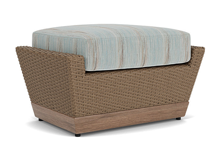 Lloyd Flanders - Charisma Ottoman In Brindle Finish With Colorwave Mist Fabric - 4210175142072 view 1