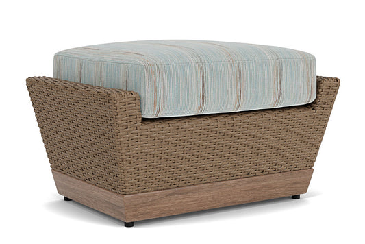 Lloyd Flanders - Charisma Ottoman In Brindle Finish With Colorwave Mist Fabric - 4210175142072 view 1