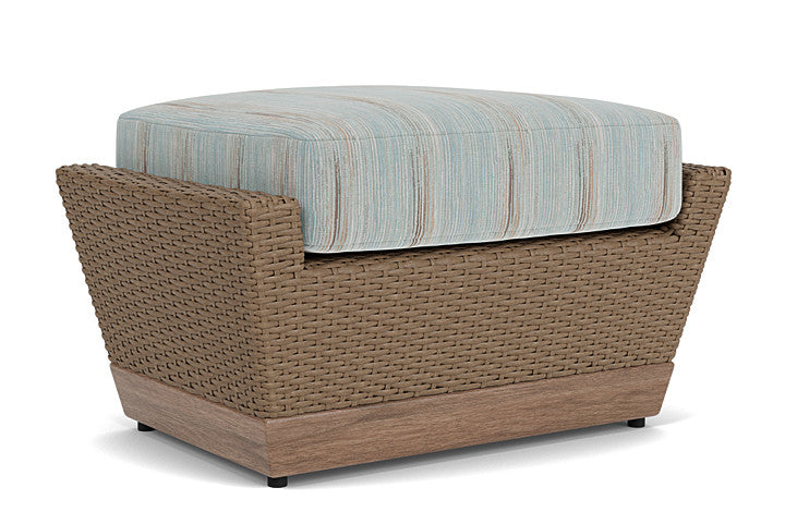 Lloyd Flanders - Charisma Ottoman In Brindle Finish With Colorwave Mist Fabric - 4210175142072 view 2