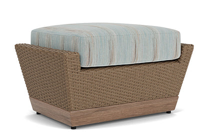 Lloyd Flanders - Charisma Ottoman In Brindle Finish With Colorwave Mist Fabric - 4210175142072 view 2