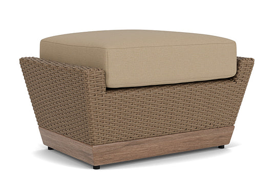 Lloyd Flanders - Charisma Ottoman In Brindle Finish With Fife Sahara Fabric - 421017514742 view 1