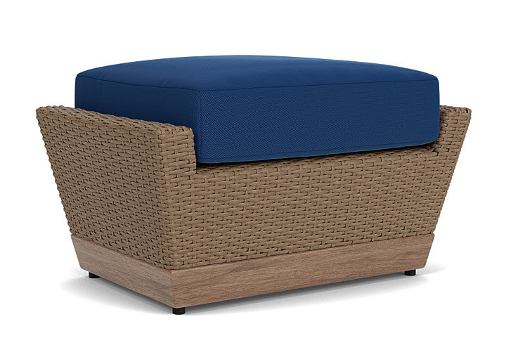 Lloyd Flanders - Charisma Ottoman In Brindle Finish With Flagship Lapis Fabric - 4210175141813 view 2