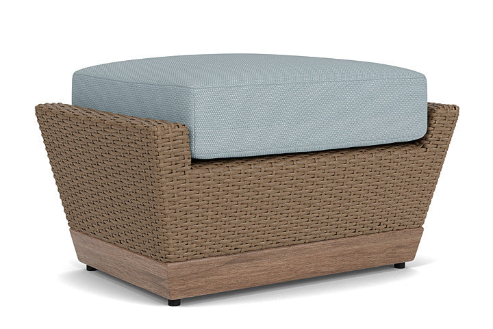 Lloyd Flanders - Charisma Ottoman In Brindle Finish With Kadogo Lake Fabric - 4210175142041 view 1