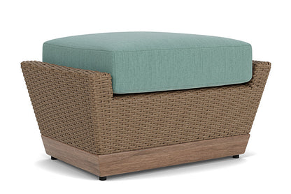 Lloyd Flanders - Charisma Ottoman In Brindle Finish With Loveboat Mint Fabric - 4210175142010 view 1