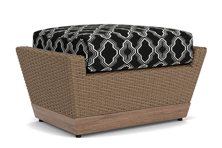 Lloyd Flanders - Charisma Ottoman In Brindle Finish With Luna Onyx Fabric - 4210175142071 view 2