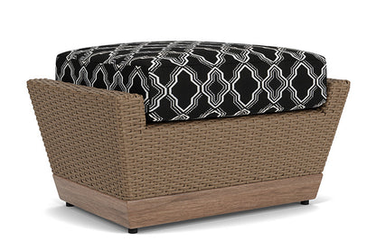 Lloyd Flanders - Charisma Ottoman In Brindle Finish With Luna Onyx Fabric - 4210175142071 view 2