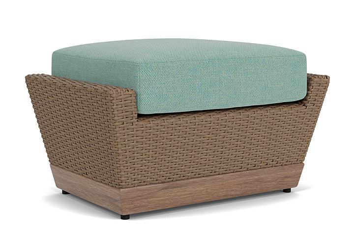 Lloyd Flanders - Charisma Ottoman In Brindle Finish With Pavian Pool Fabric - 4210175142045 view 1
