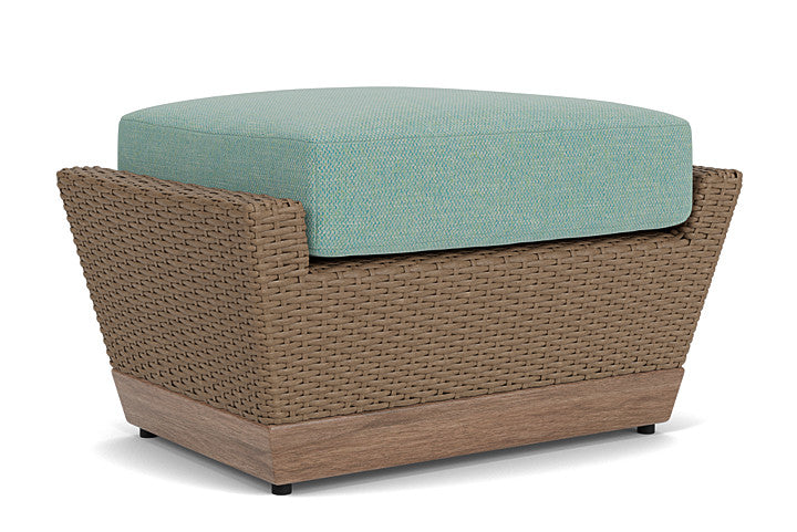 Lloyd Flanders - Charisma Ottoman In Brindle Finish With Pavian Pool Fabric - 4210175142045 view 2