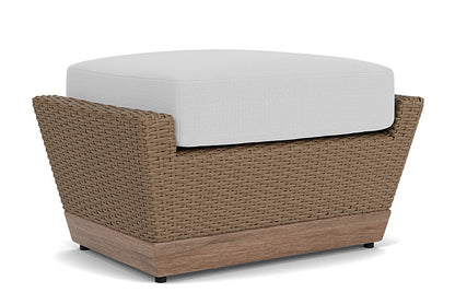 Lloyd Flanders - Charisma Ottoman In Brindle Finish With Reflections Ice Fabric - 4210175142052 view 1