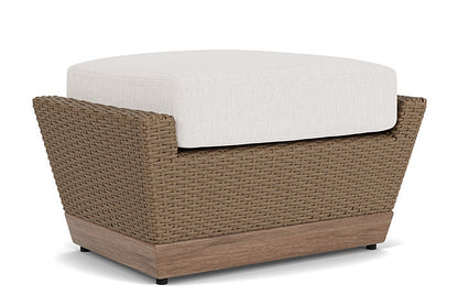 Lloyd Flanders - Charisma Ottoman In Brindle Finish With Reflections Snow Fabric - 4210175142014 view 1
