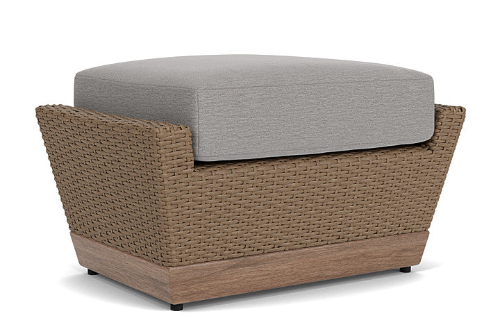 Lloyd Flanders - Charisma Ottoman In Brindle Finish With Remy Shadow Fabric - 4210175142004 view 2