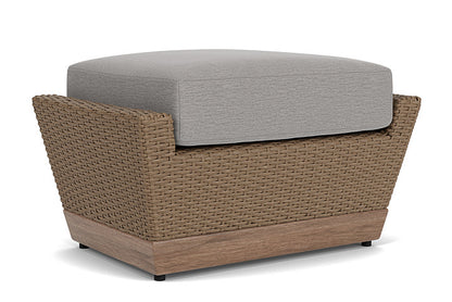 Lloyd Flanders - Charisma Ottoman In Brindle Finish With Remy Shadow Fabric - 4210175142004 view 2
