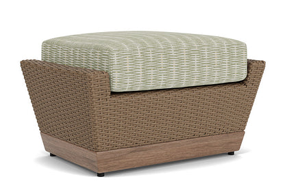 Lloyd Flanders - Charisma Ottoman In Brindle Finish With Romulo Laurel Fabric - 4210175142049 view 1