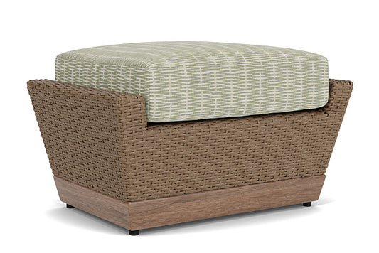 Lloyd Flanders - Charisma Ottoman In Brindle Finish With Romulo Laurel Fabric - 4210175142049 view 1
