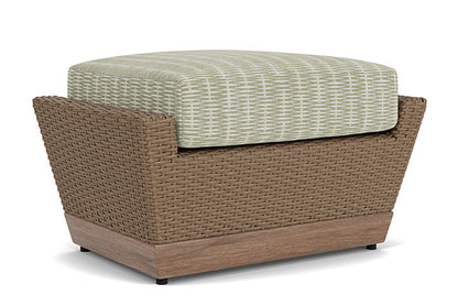 Lloyd Flanders - Charisma Ottoman In Brindle Finish With Romulo Laurel Fabric - 4210175142049 view 2