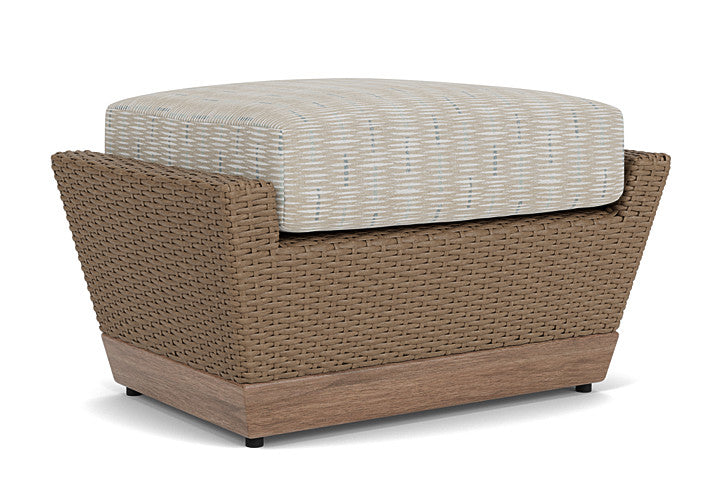 Lloyd Flanders - Charisma Ottoman In Brindle Finish With Romulo Mineral Fabric - 4210175142050 view 1