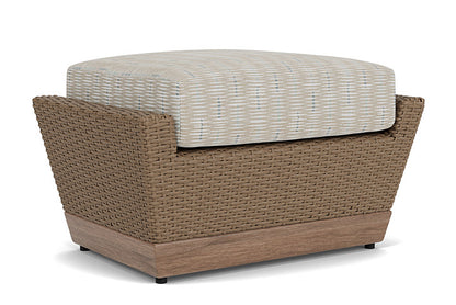 Lloyd Flanders - Charisma Ottoman In Brindle Finish With Romulo Mineral Fabric - 4210175142050 view 1