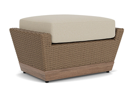 Lloyd Flanders - Charisma Ottoman In Brindle Finish With Rumba Straw Fabric - 4210175142008 view 1