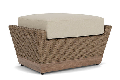 Lloyd Flanders - Charisma Ottoman In Brindle Finish With Rumba Straw Fabric - 4210175142008 view 2