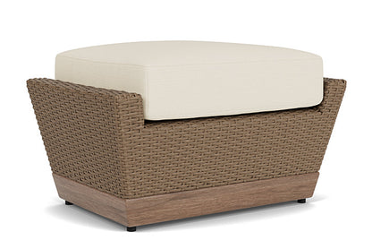 Lloyd Flanders - Charisma Ottoman In Brindle Finish With Sailcloth Sailor Fabric - 421017514434 view 2