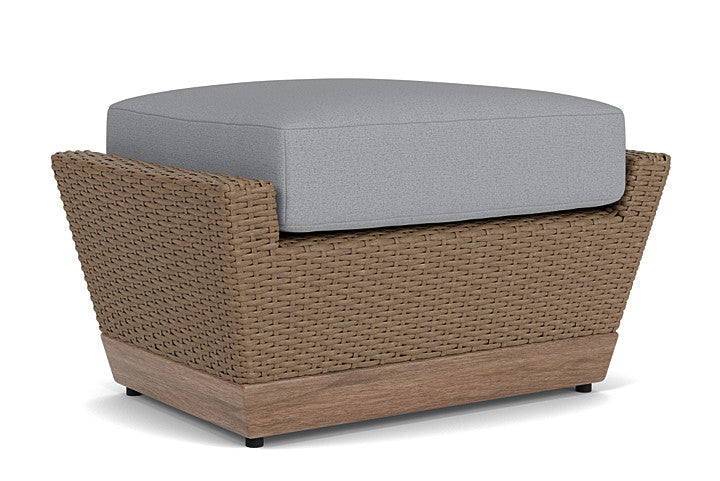 Lloyd Flanders - Charisma Ottoman In Brindle Finish With Sandberg Pewter Fabric - 4210175142029 view 2